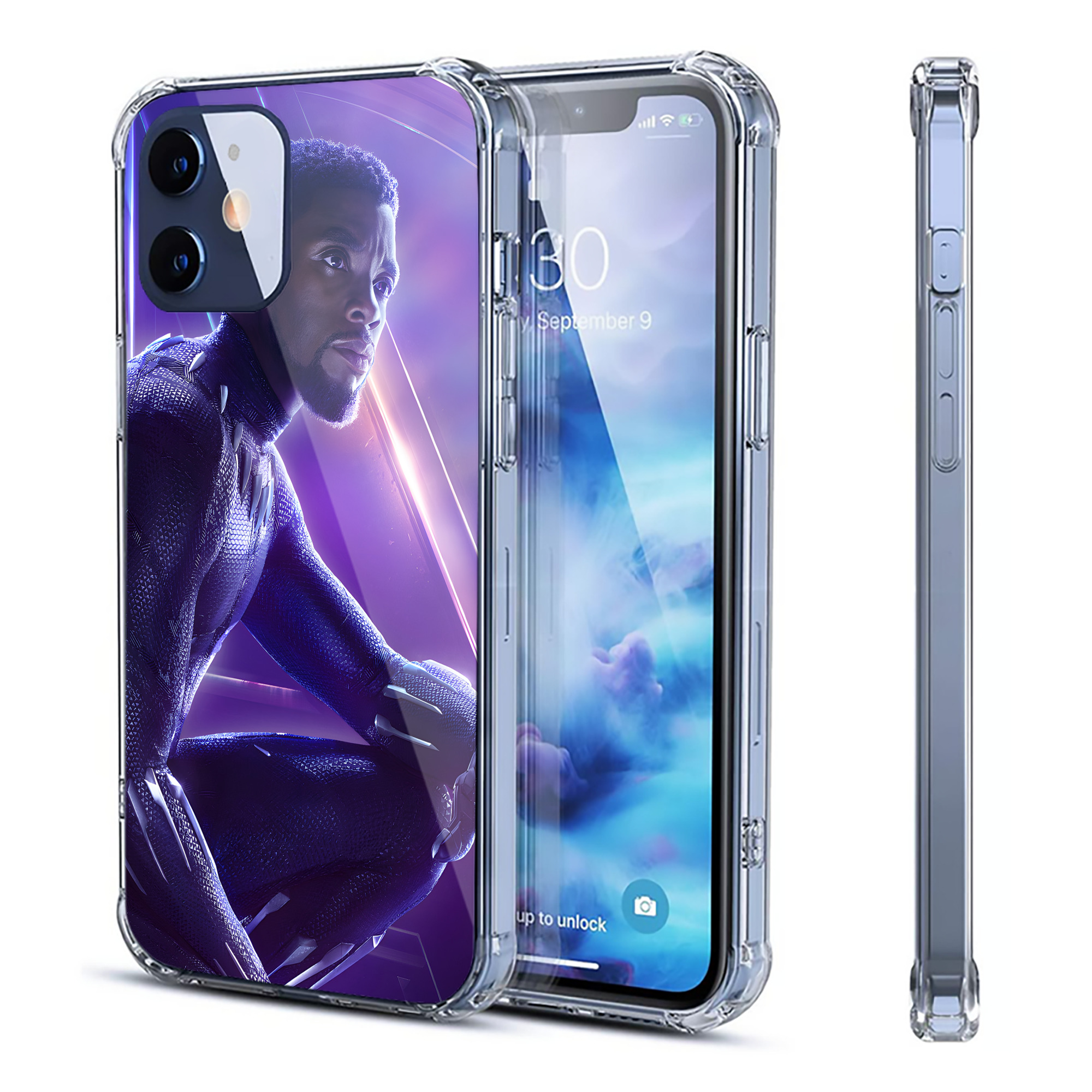（画像用） アベンジャーズ The Avengers 【iPhone 12シリーズ対応】透明スマホケース（クリアソフトケース）